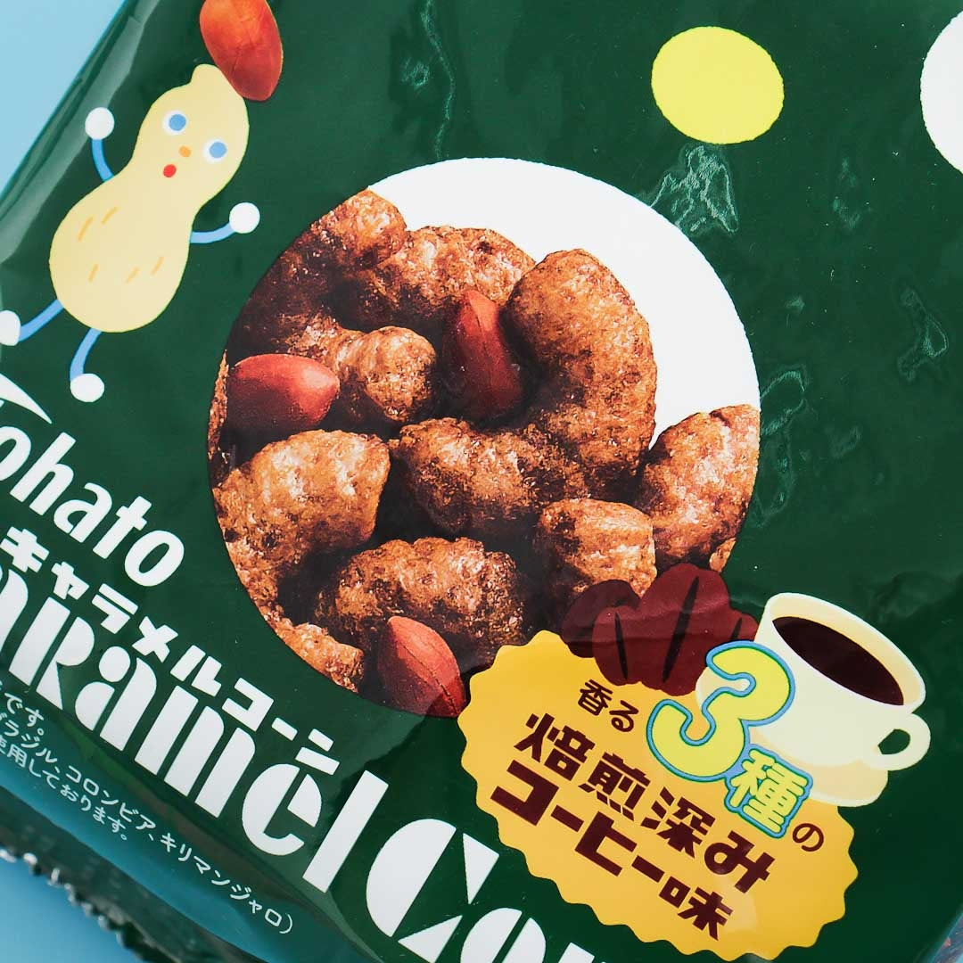 Tohato Caramel Corn - 3 Coffee Blends & Roasted Peanuts