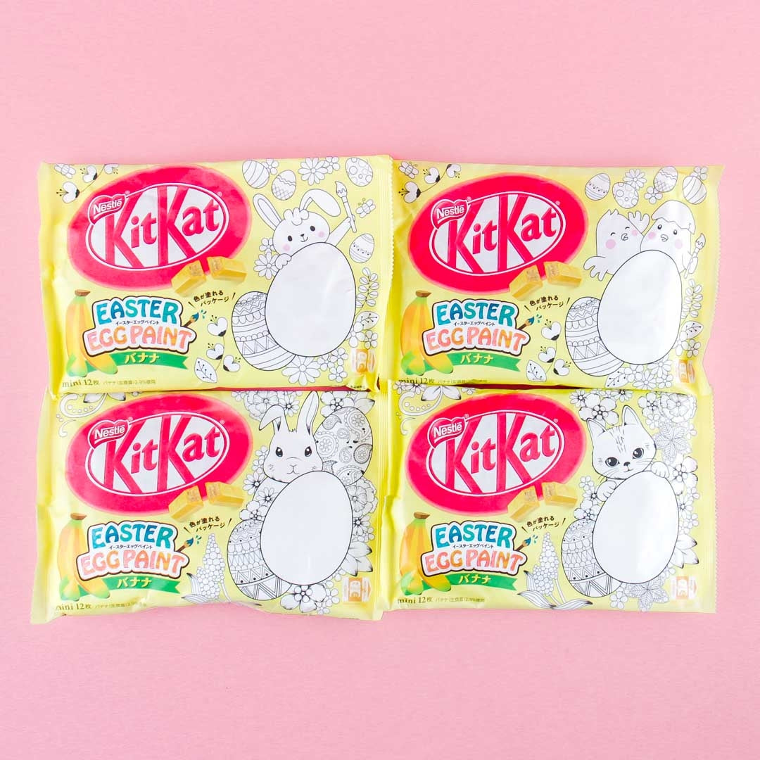 Kit Kat Easter Egg Paint - Banana