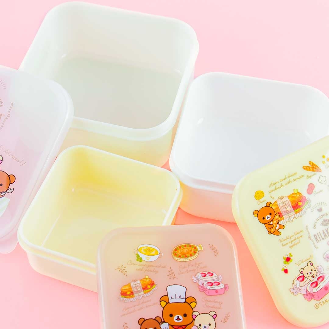 Rilakkuma Delicious Time Square Bento Set