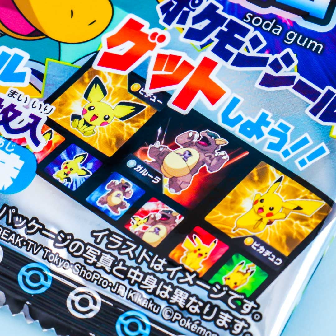 Pokémon Soda Gum And Stickers Pack