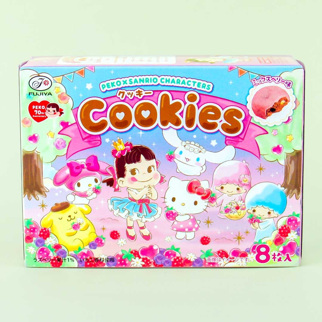 Milky Peko x Sanrio Characters Cookies - Mixed Berry