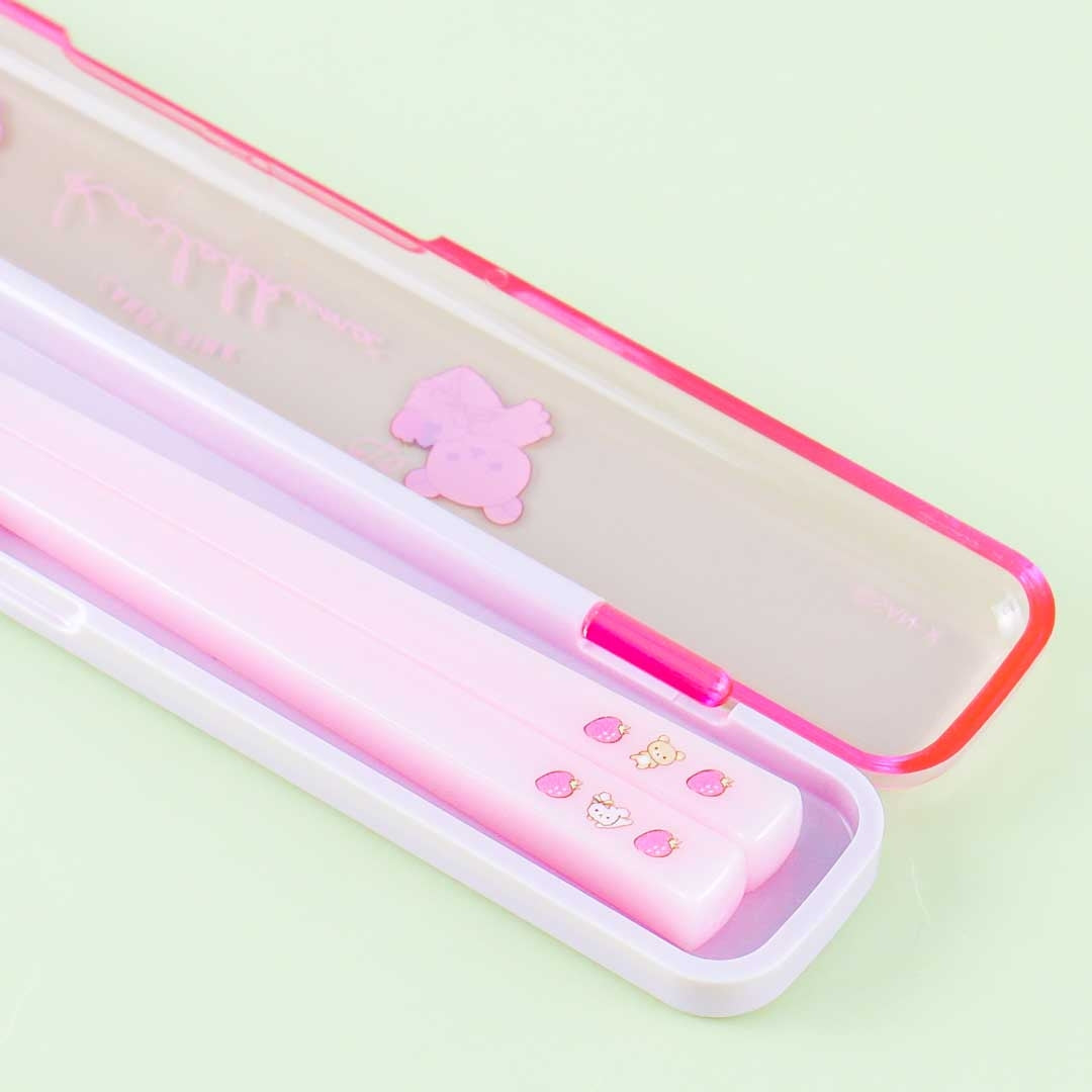Korilakkuma Candy Pink Chopsticks Set