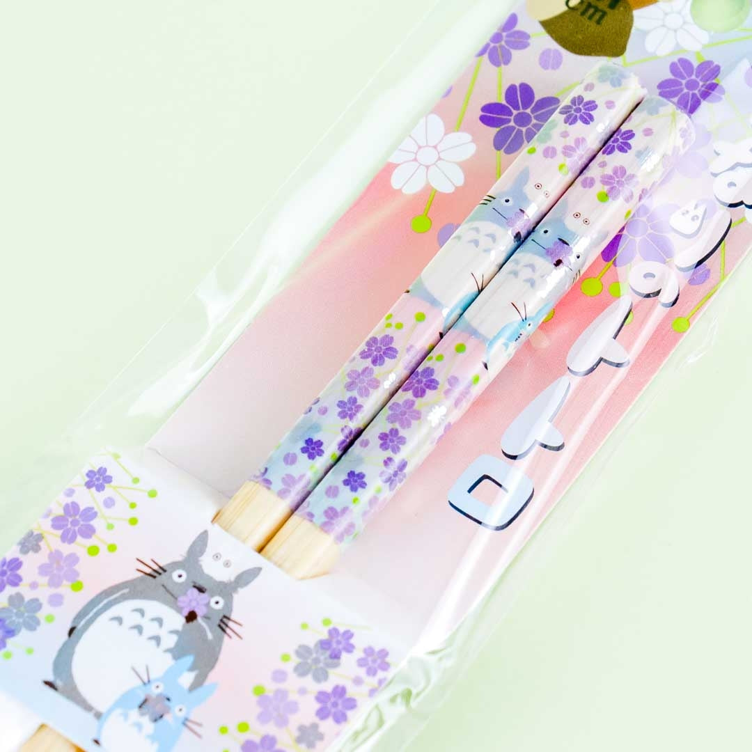 My Neighbor Totoro Flowery Bamboo Chopsticks