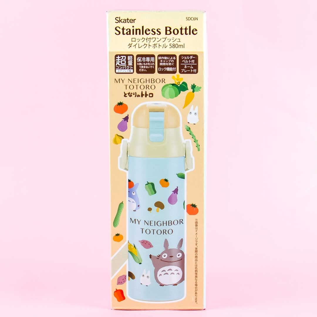 My Neighbor Totoro Vegetables One-Push Stainless Steel Bottle