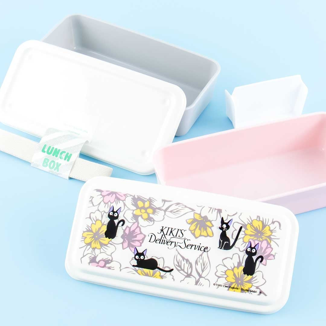 Kiki's Delivery Service Jiji & Flowers Rectangle Bento Set