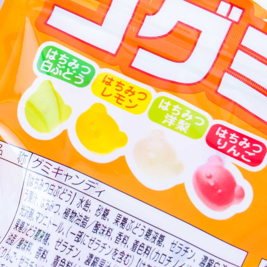 UHA Kogumi Fruit Juice Gummies - Rilakkuma Honey Assortment