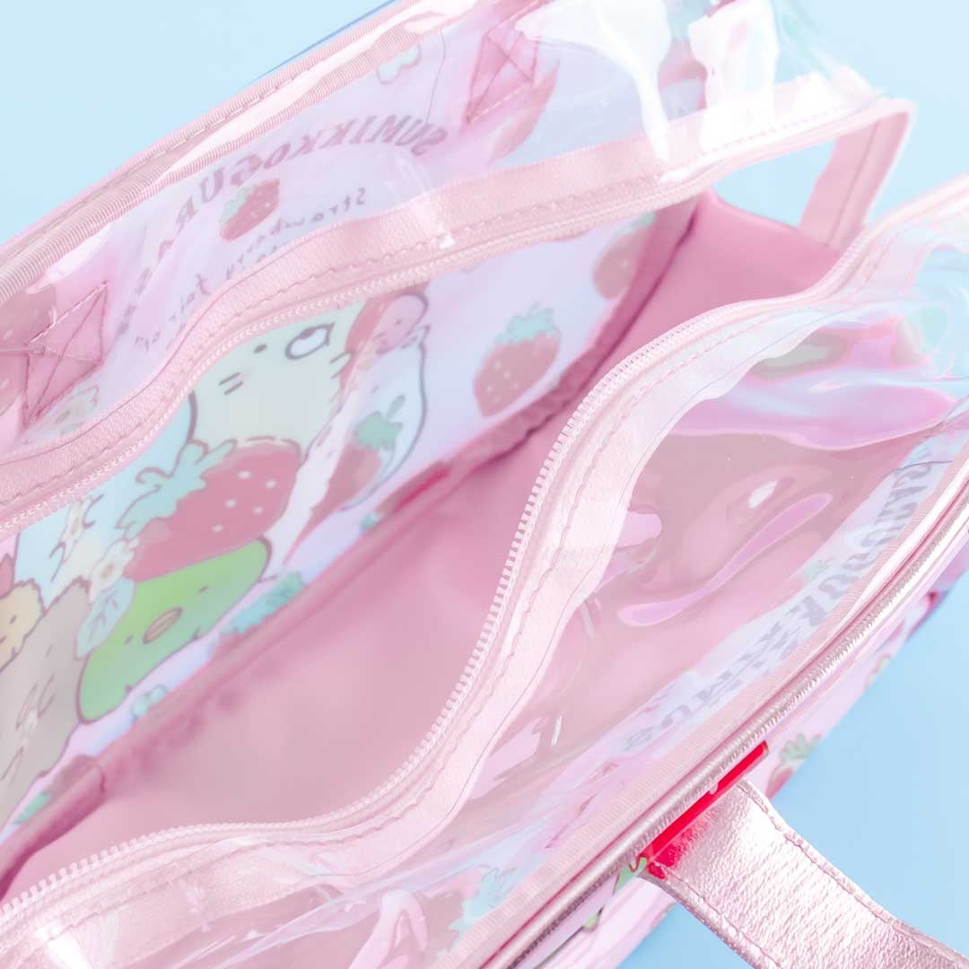 Sumikko Gurashi Strawberry Tote Bag & Purse