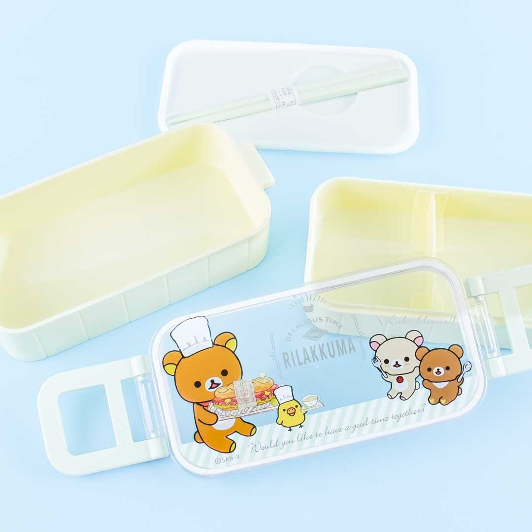 Rilakkuma Delicious Time Double Layer Bento Box