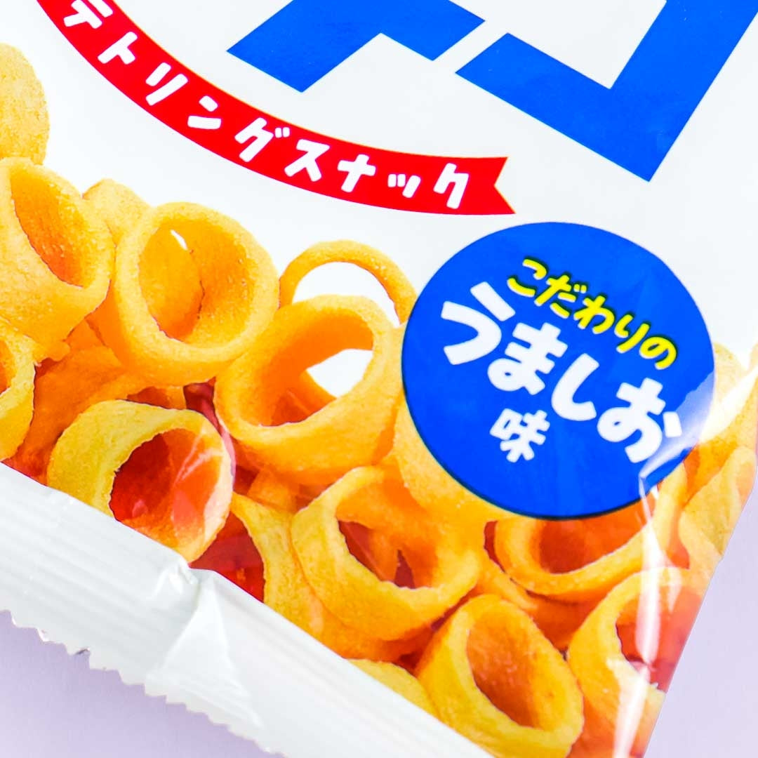 Tohato Poteko Salted Potato Rings Mini Snack Pack