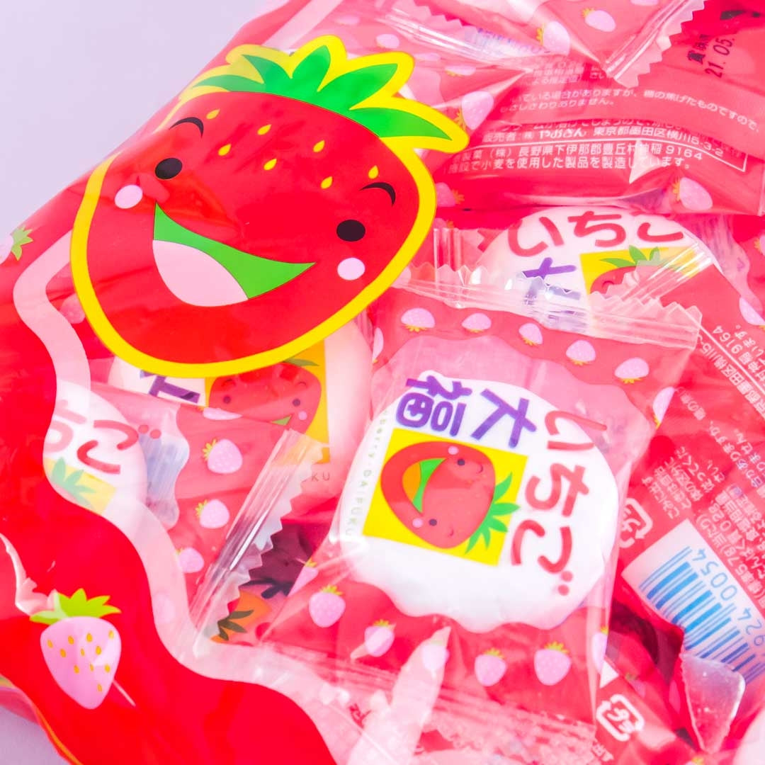 Yaokin Strawberry Daifuku Marshmallows