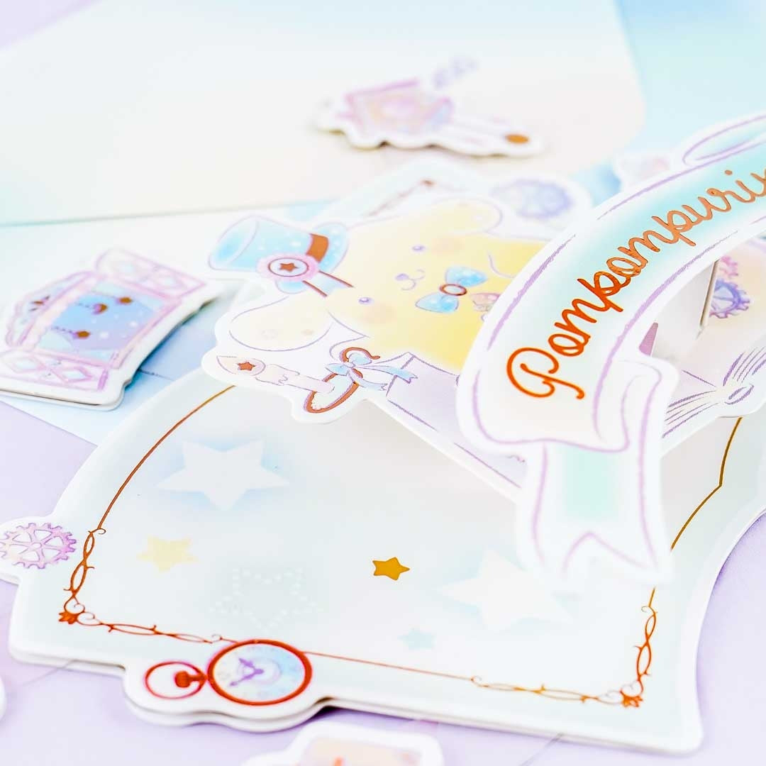 Pompompurin Magical Place Pop-Up Greeting Card