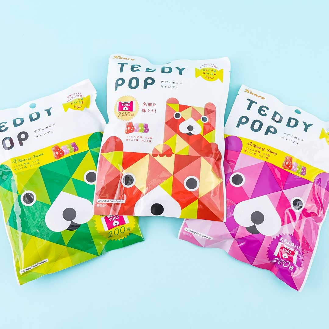 Kanro Teddy Bear Pop Candy