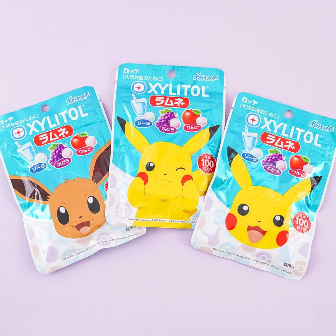 Lotte Pokemon Xylitol Ramune Candy