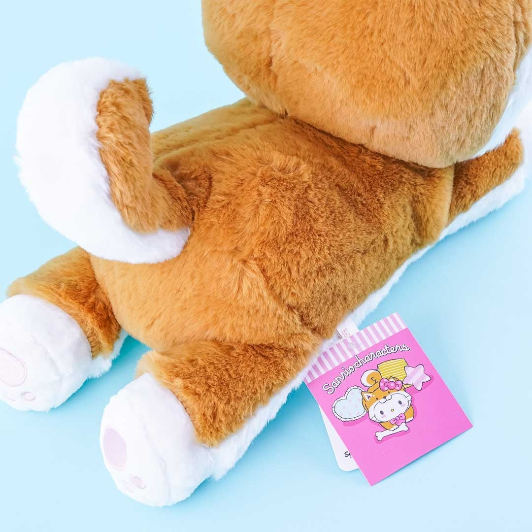 Hello Kitty Lying Down Shiba Inu Costume Plushie - Medium