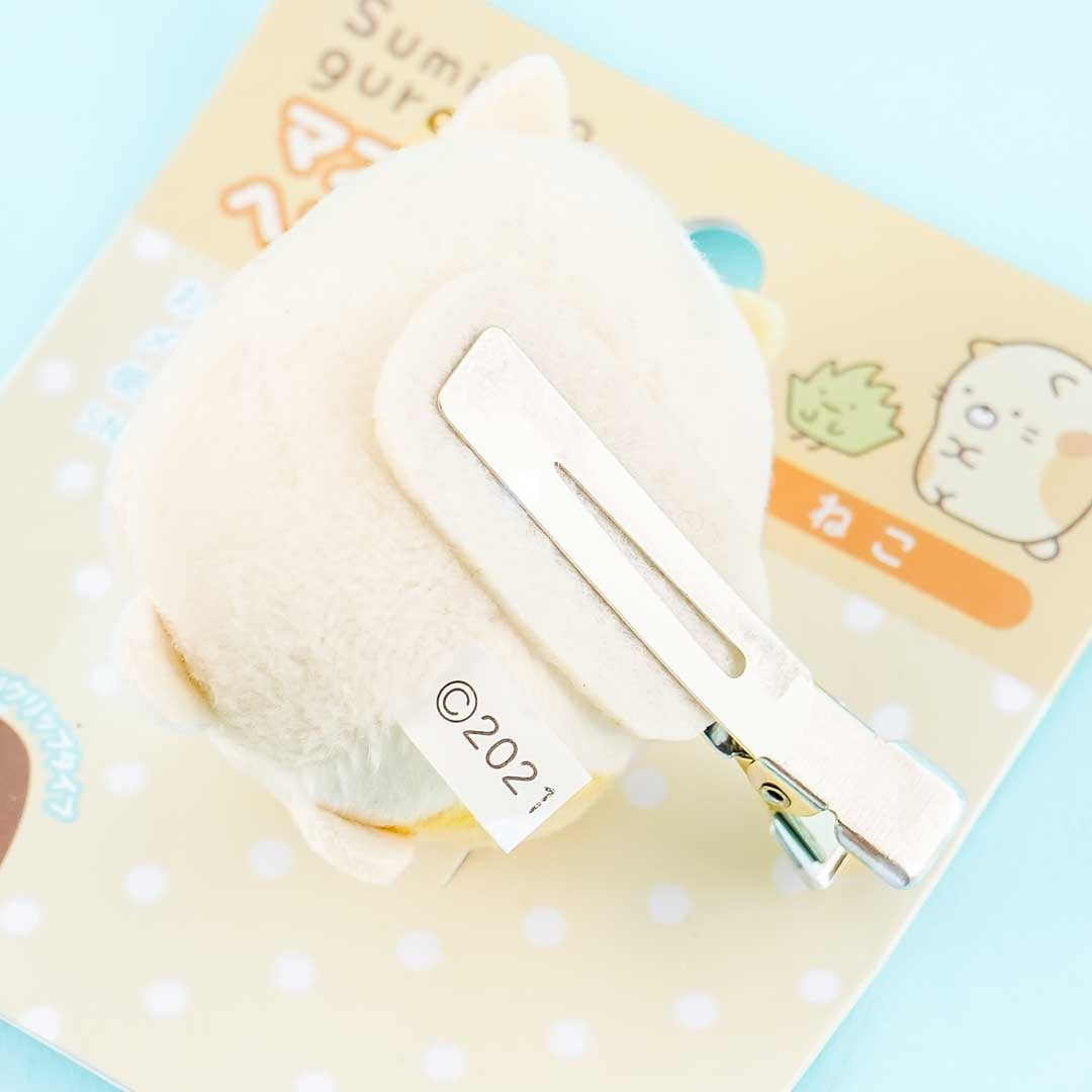Sumikko Gurashi Plushie Hair Clip - Neko