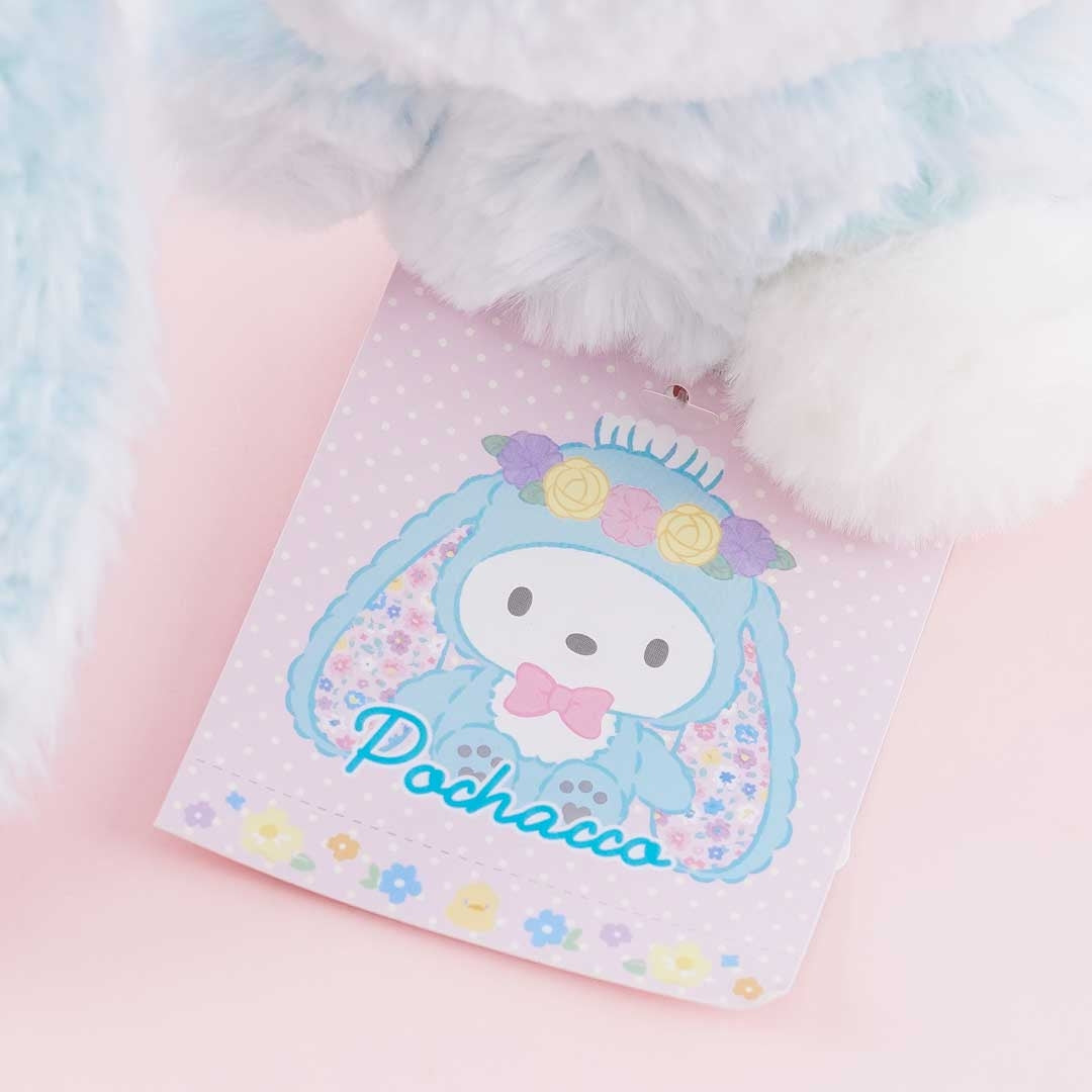 Pochacco Flower Bunny Plushie - Medium