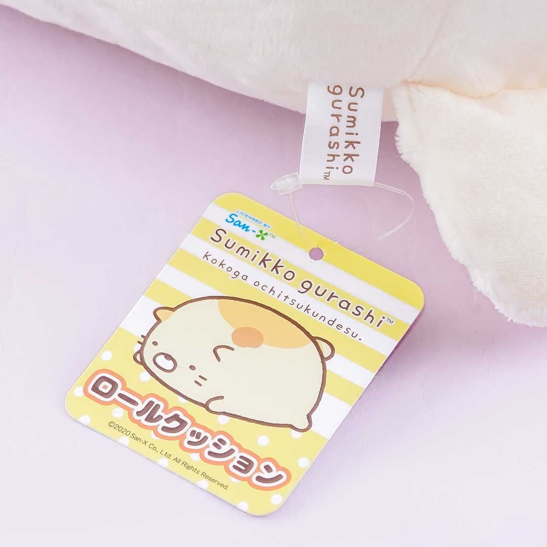 Sumikko Gurashi Plushie Roll Cushion - Neko