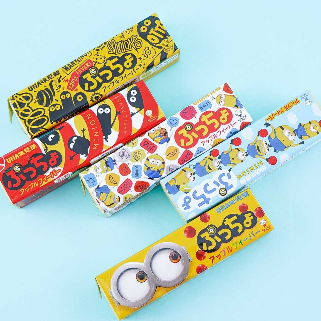 UHA Minions Puccho Chewy Candy - Apple