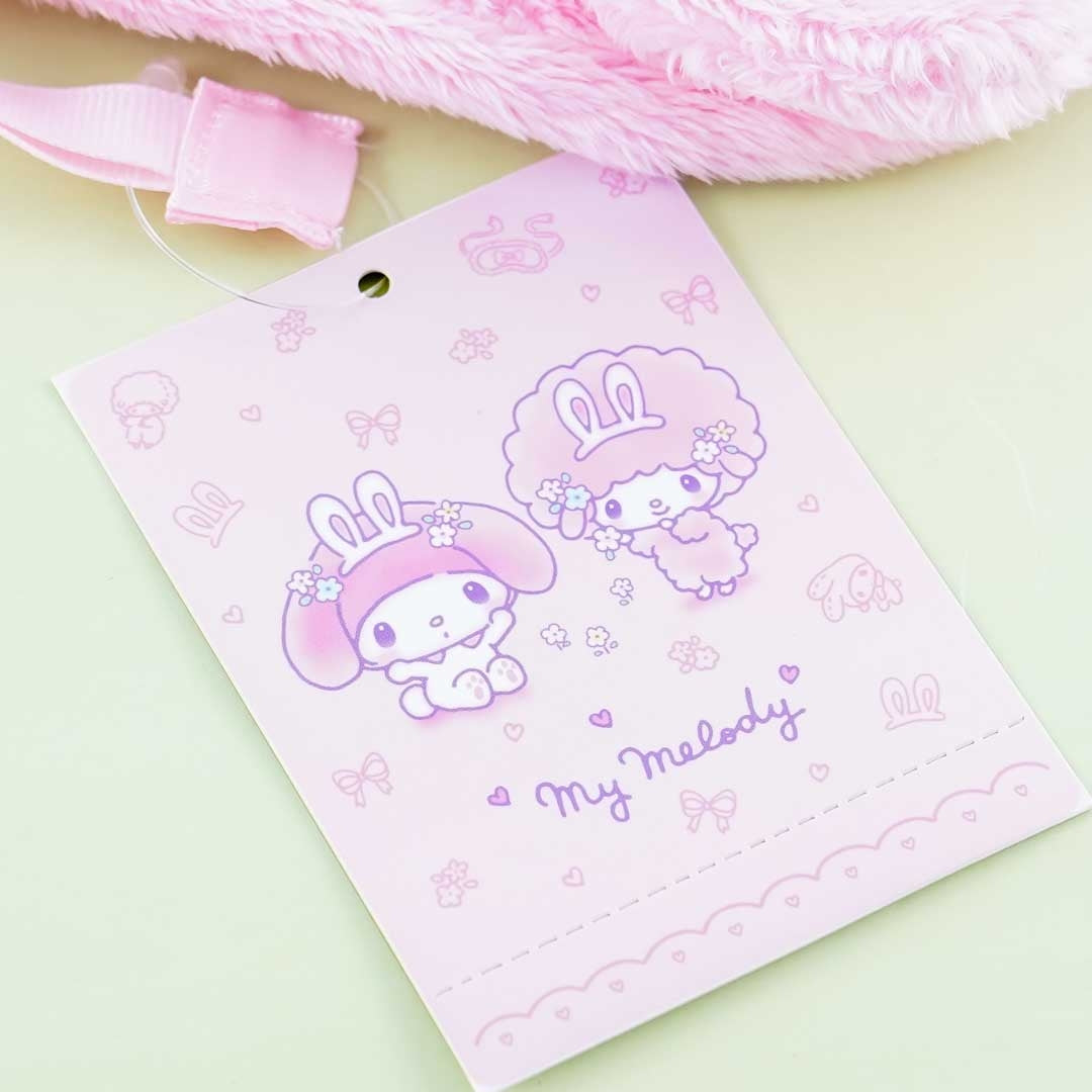 My Melody Spring Bunny Fluffy Drawstring Pouch