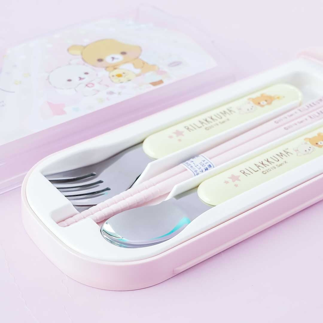 Rilakkuma Pajama Party Utensil Set