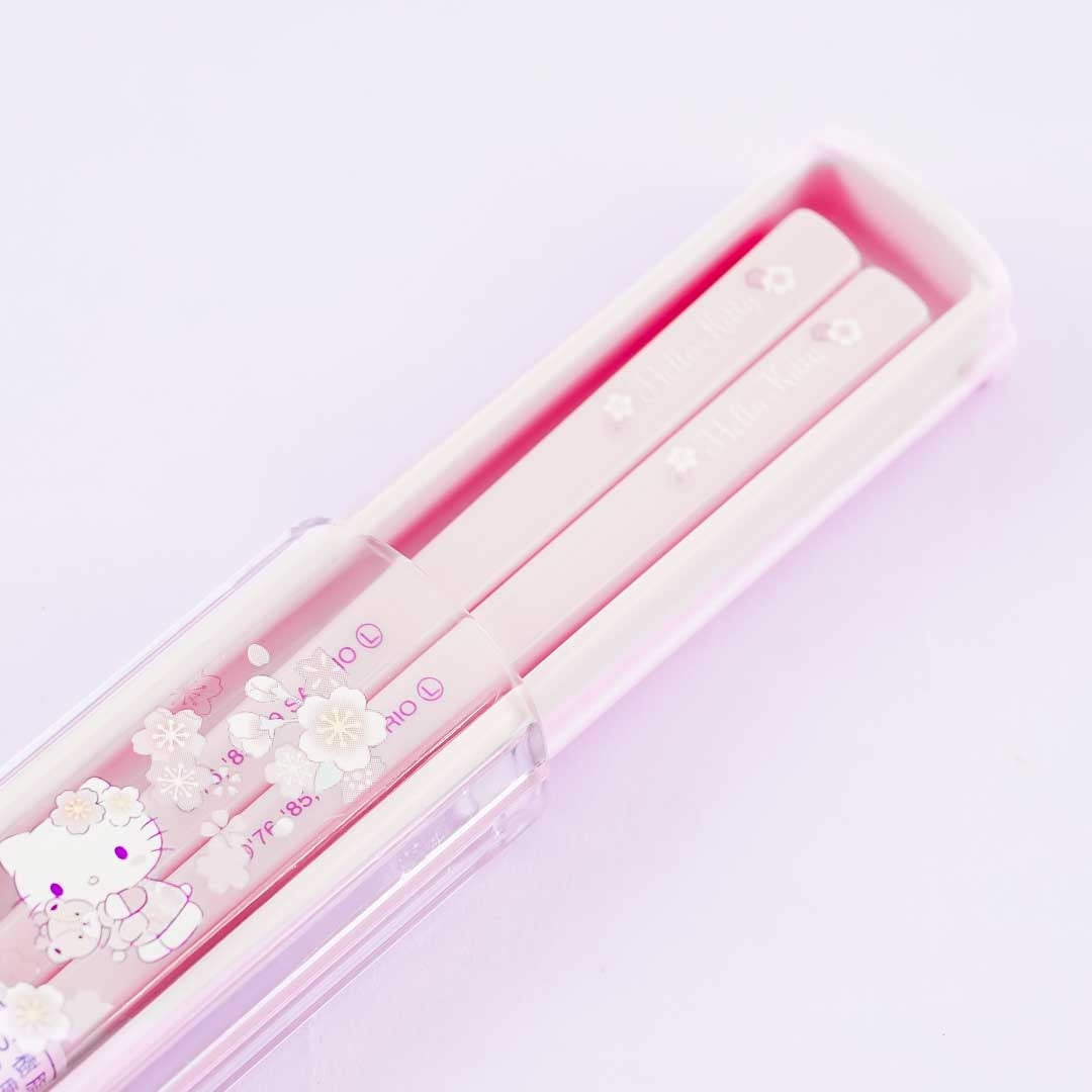 Hello Kitty Sakura Blossom Chopsticks Set