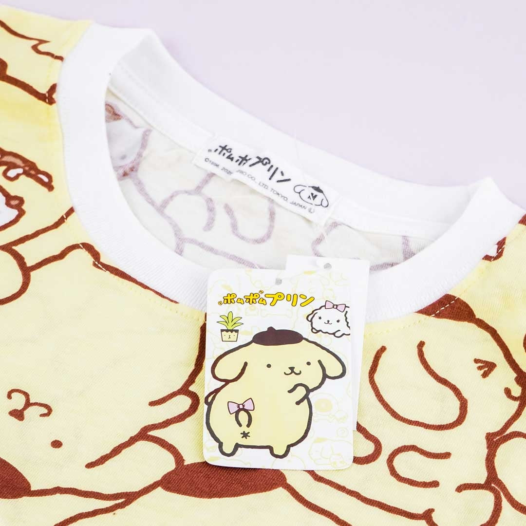 Pompompurin Pattern T-shirt