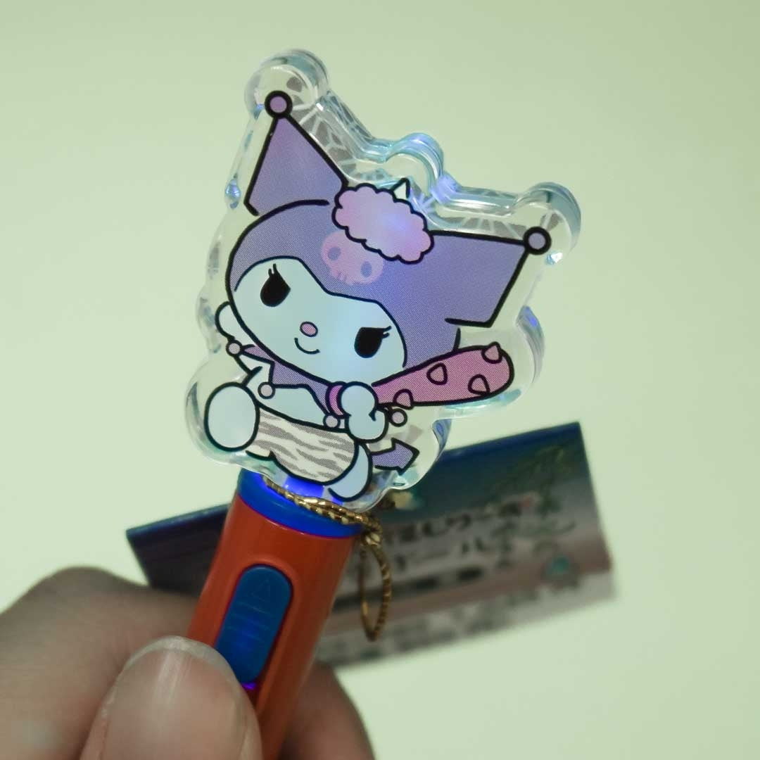 Sanrio Yokai Light-Up Pen - Kuromi Cavewoman
