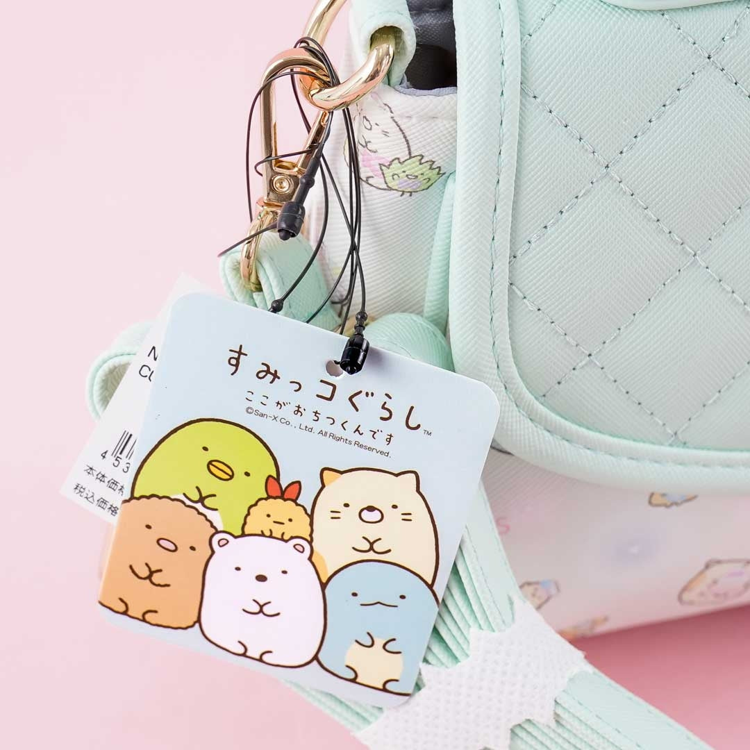 Sumikko Gurashi Tapioca Park Mint Multi-Strap Sling Bag