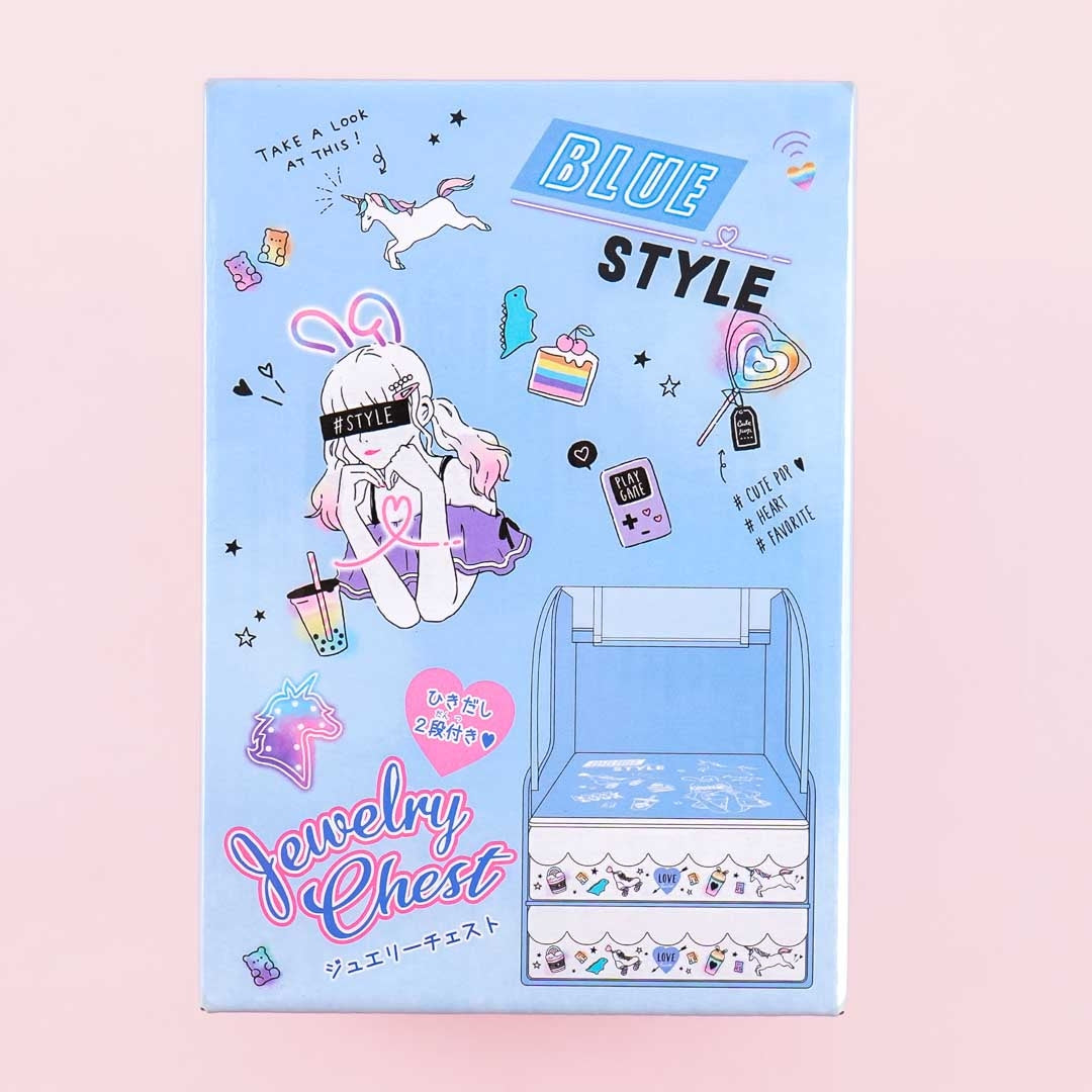Blue Style Jewelry Chest
