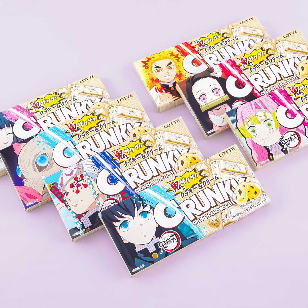Demon Slayer Crunky Cookies & Cream Chocolate Bar