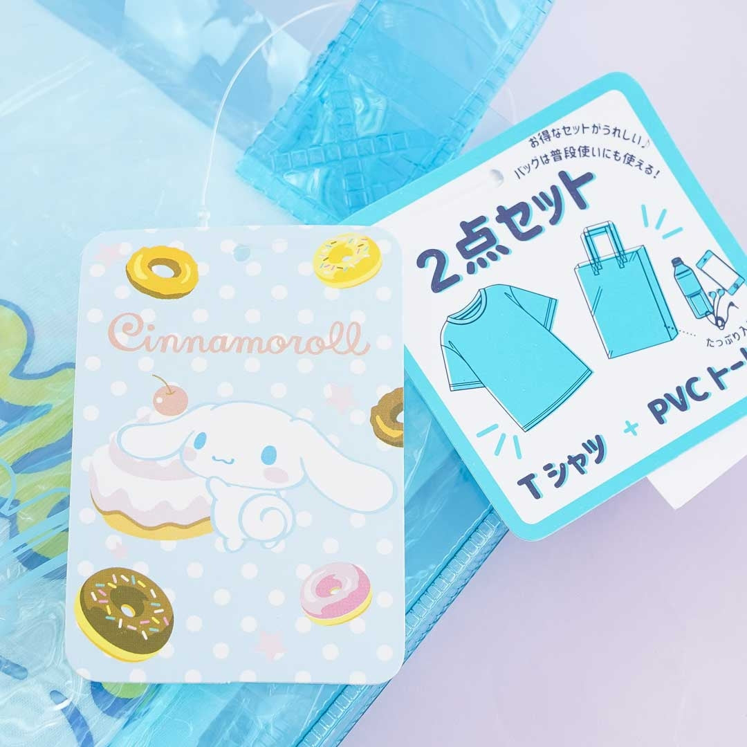 Cinnamoroll Snack Time T-shirt & Bag Set