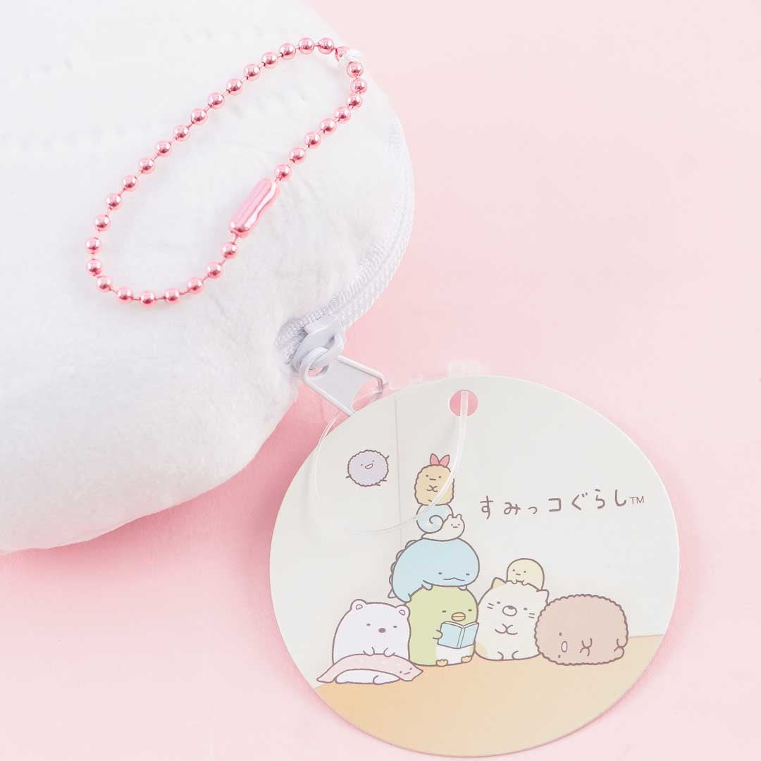 Sumikko Gurashi Mini Plushie Pouch Charm - Shirokuma