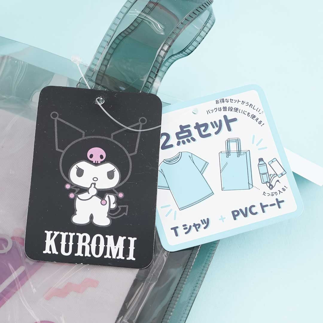 Kuromi Sassy T-Shirt & Bag Set