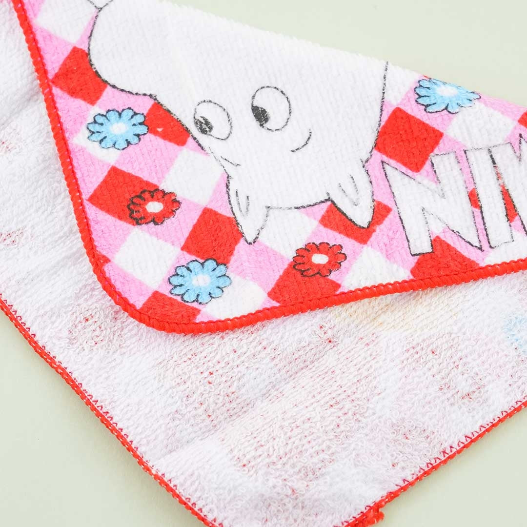 Moomin Mini Towel - Flower Checkered