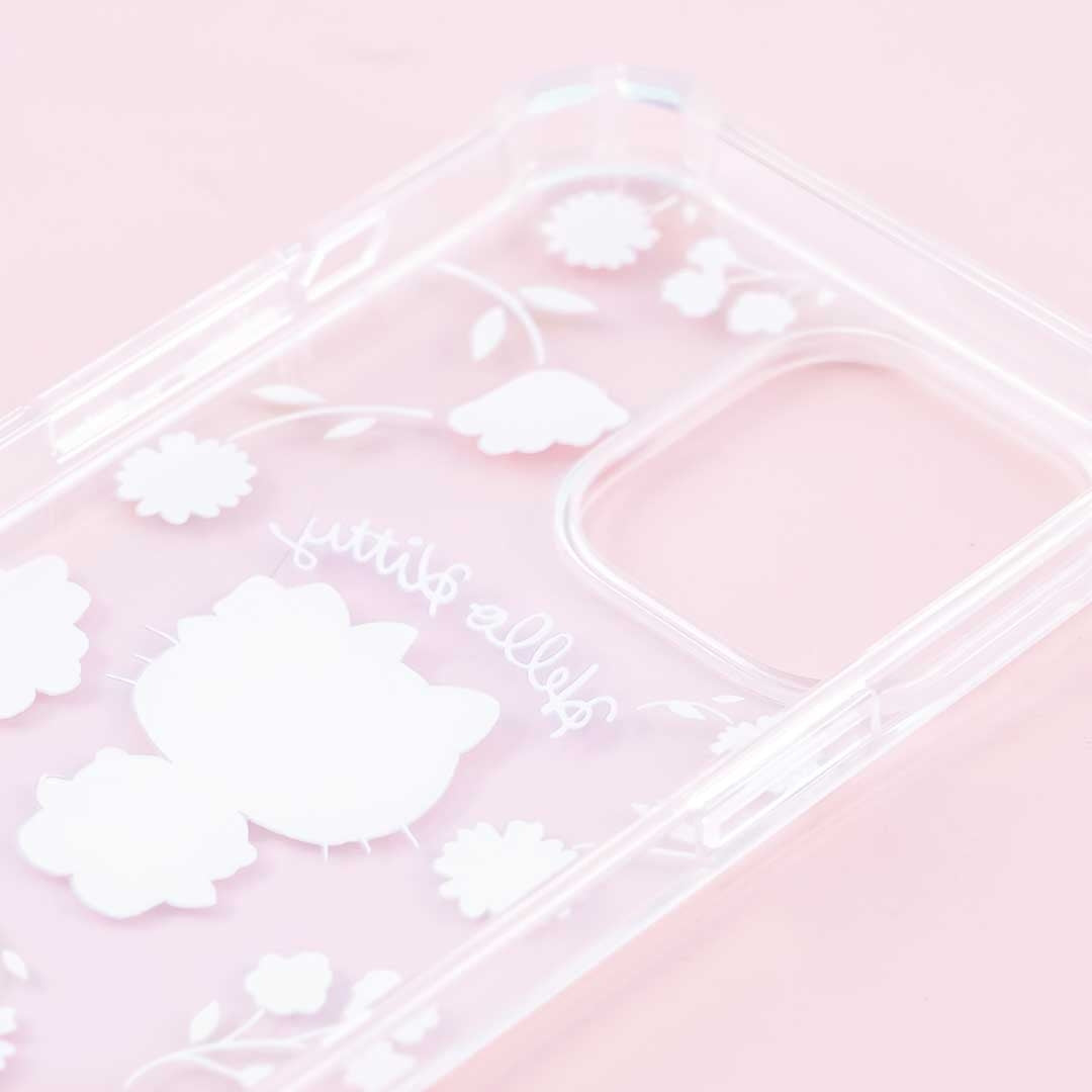 Hello Kitty Lilac Floral Dream Clear Phone Case for iPhone 13 Pro