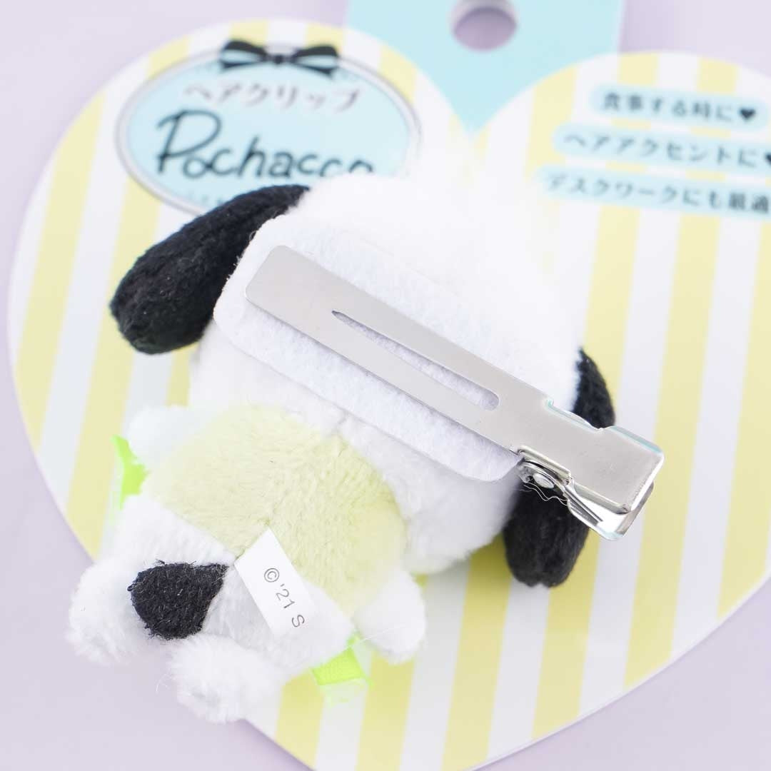Pochacco & Ribbon Plushie Hair Clip