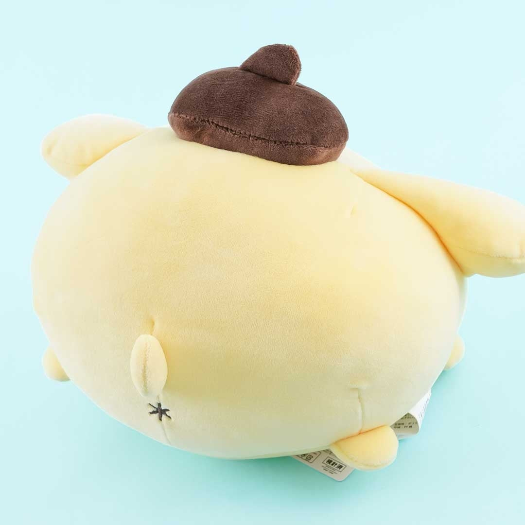 Sleeping Pompompurin Round Plushie - Medium