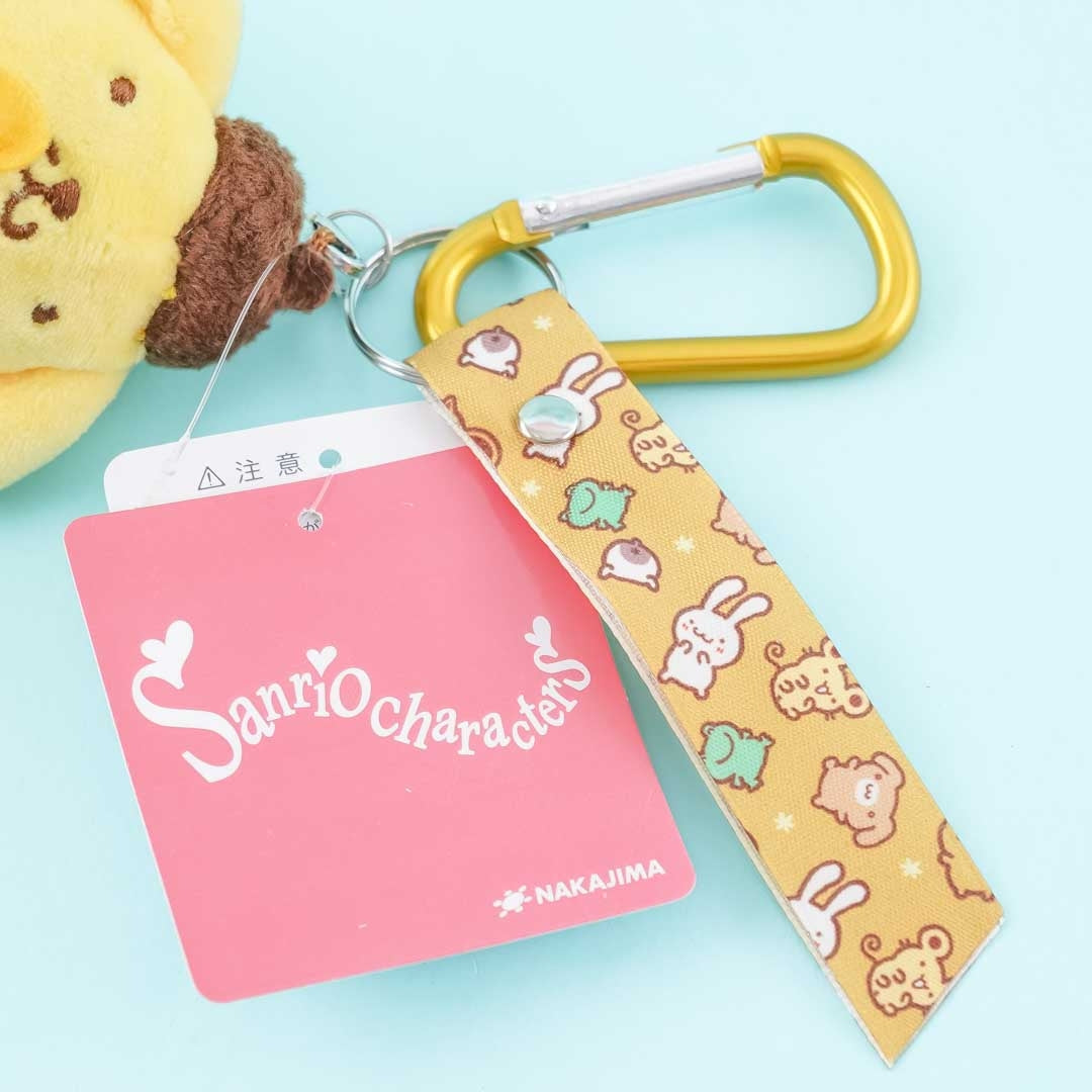 Pompompurin Plushie Bag Charm With Wrist Strap - Mini