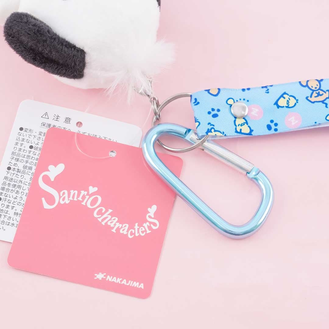 Pochacco Plushie Bag Charm With Wrist Strap