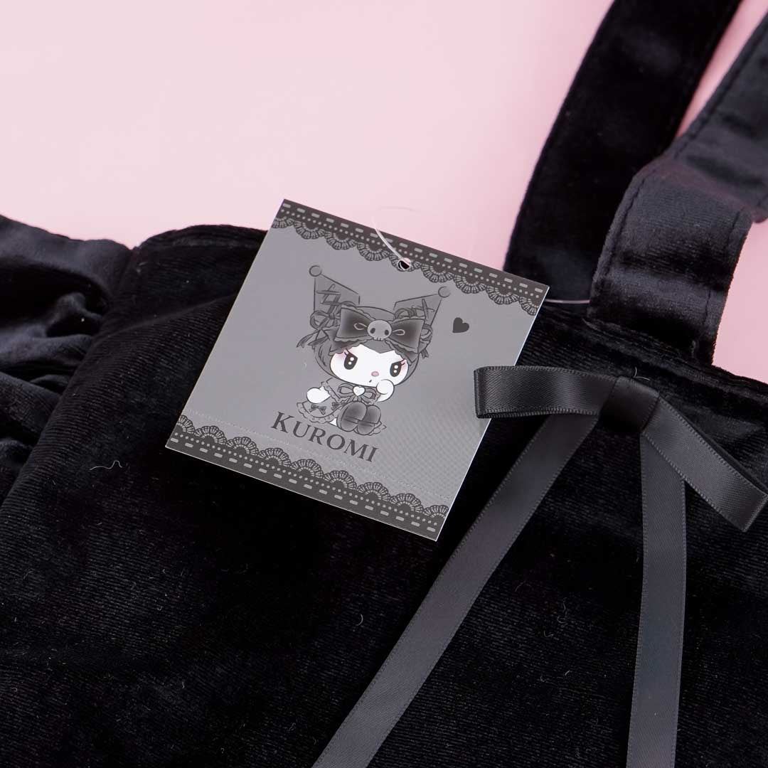 Kuromi Frilly Velvet Tote Bag