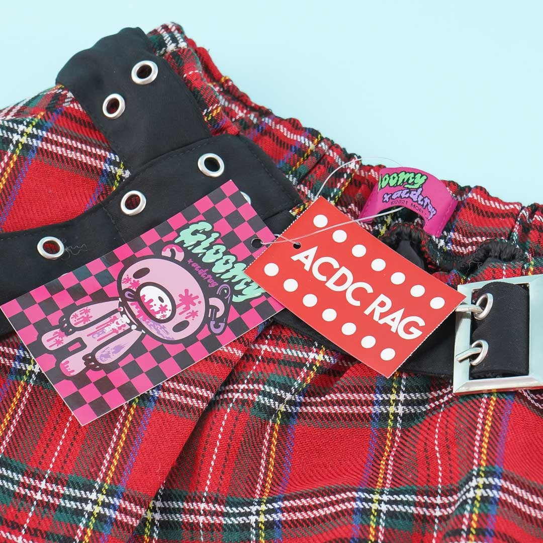 ACDC RAG Dark Gloomy Bear Belt Skirt