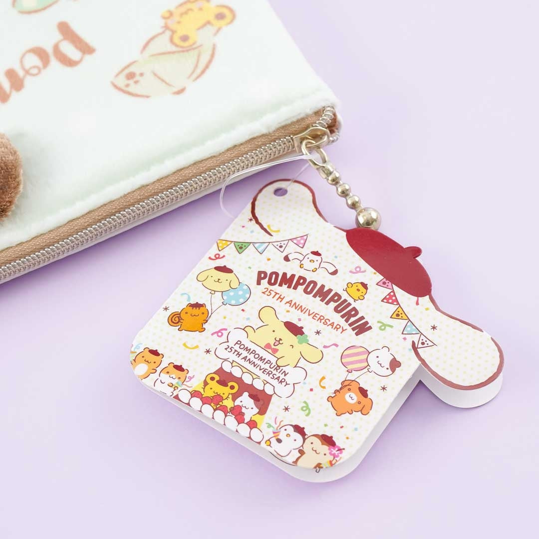 Pompompurin 25th Anniversary Hat Collection Fuzzy Pouch