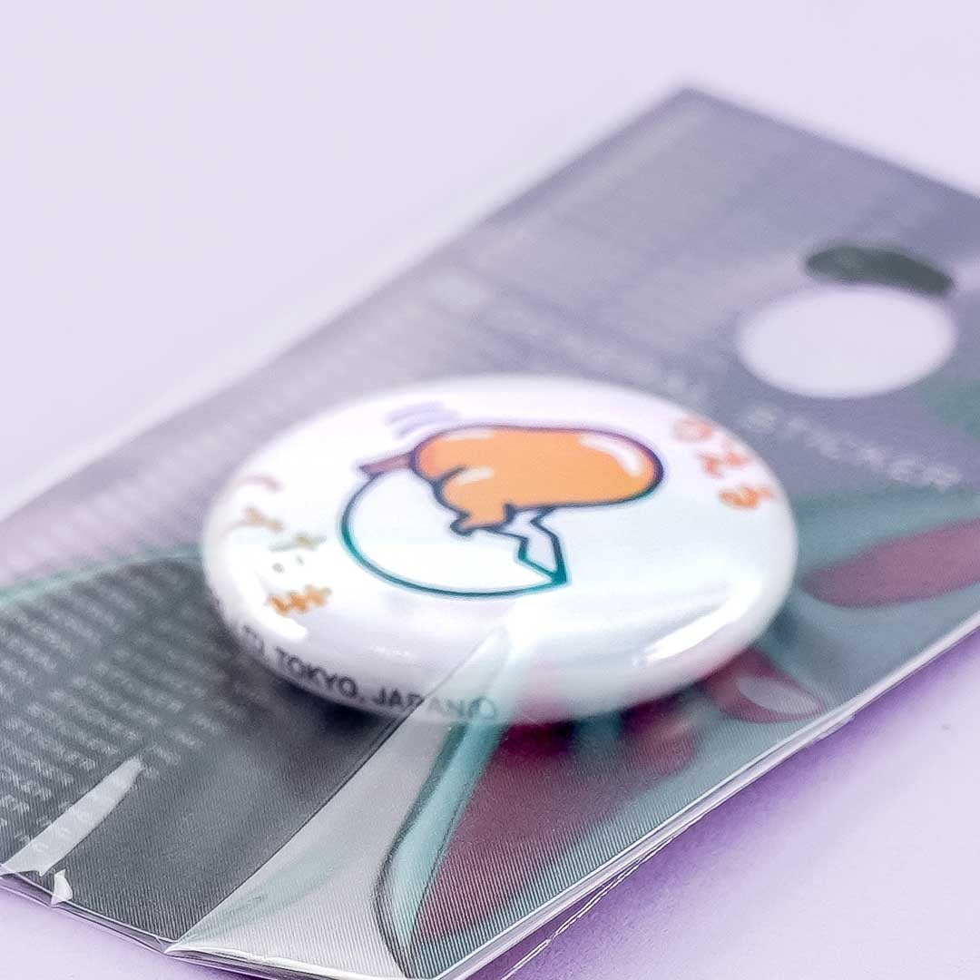 Gudetama Frog Badge
