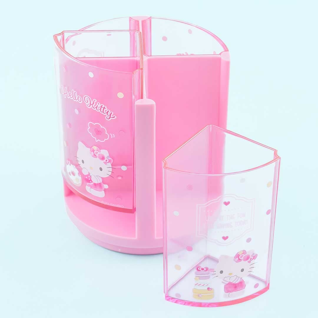 Hello Kitty Flowery Rotating Pen Stand