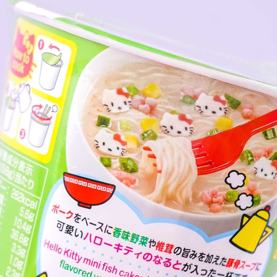 Hello Kitty Kawaii Tonkotsu Noodle Cup