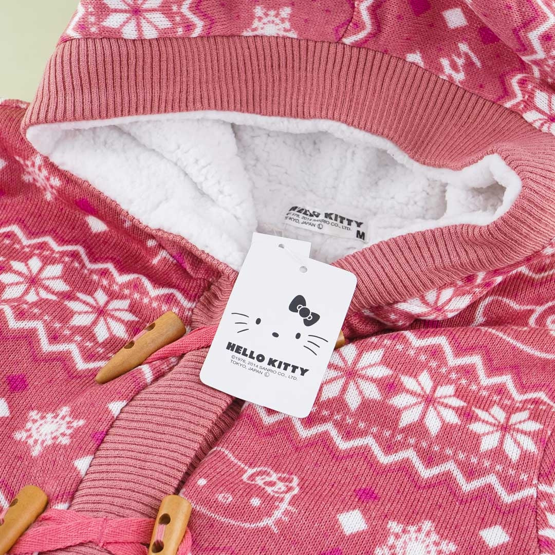 Hello Kitty Fluffy Snowflake Cardigan