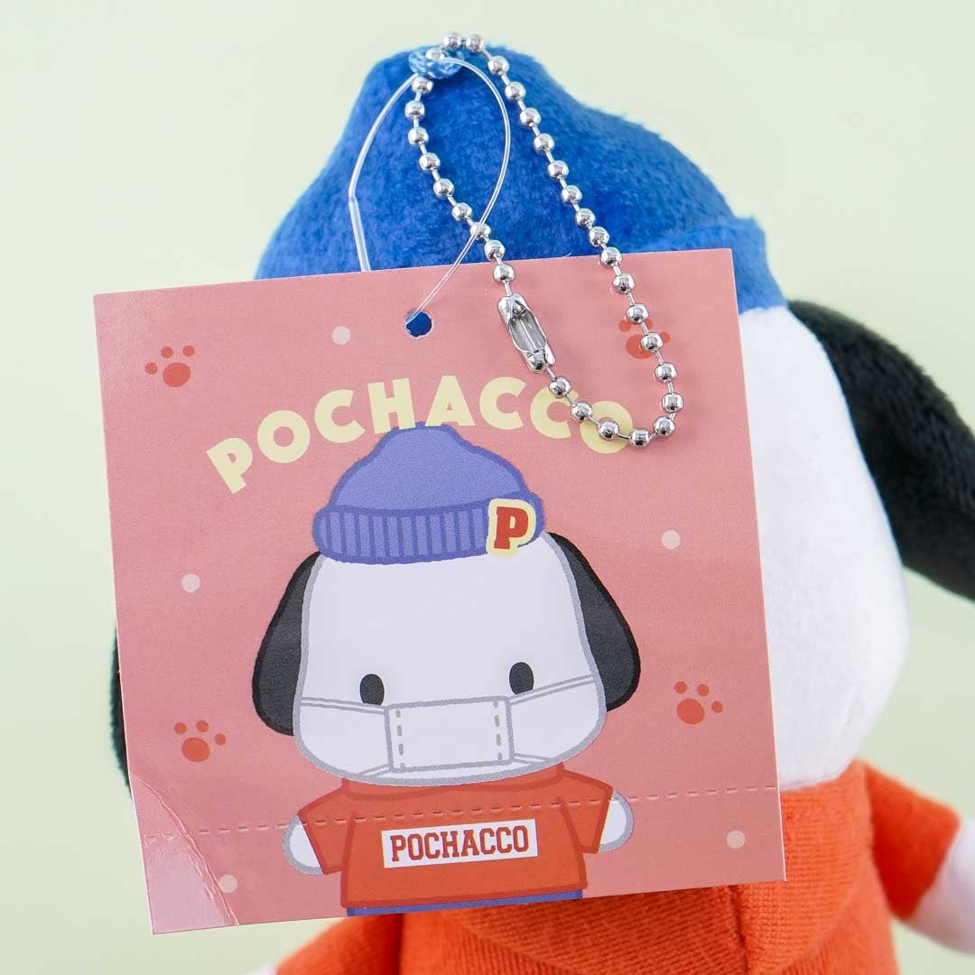 Pochacco Masked Plushie Charm - Medium