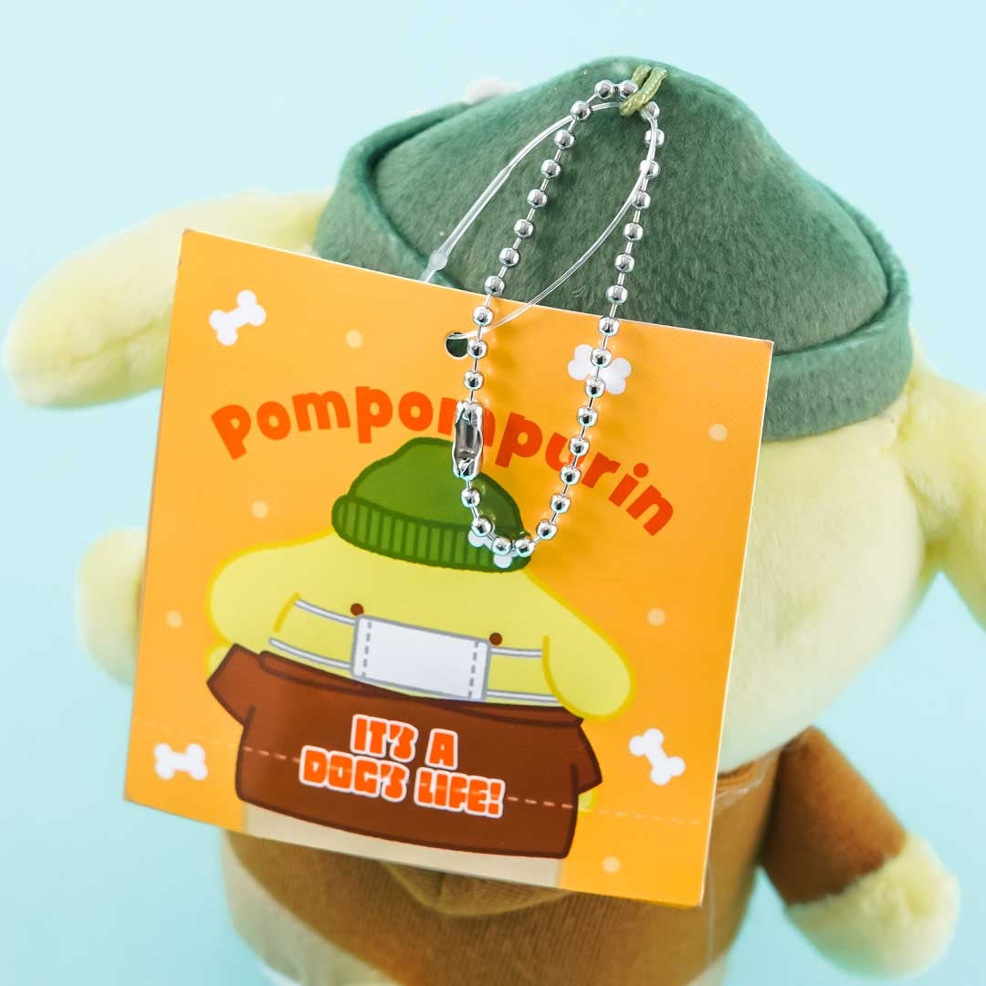 Pompompurin Masked Plushie Charm - Medium