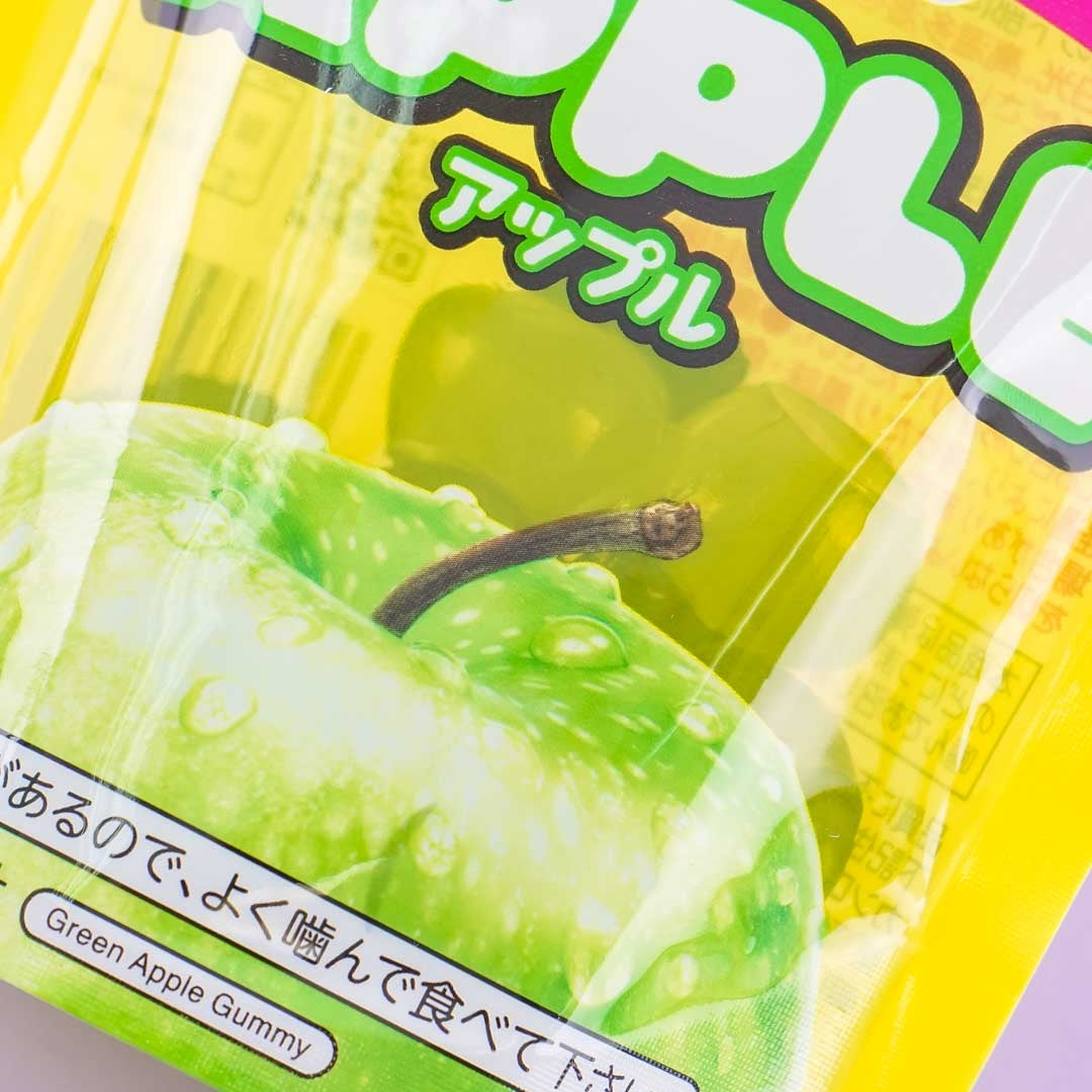 Kanro Amos 4D Green Apple Gummy
