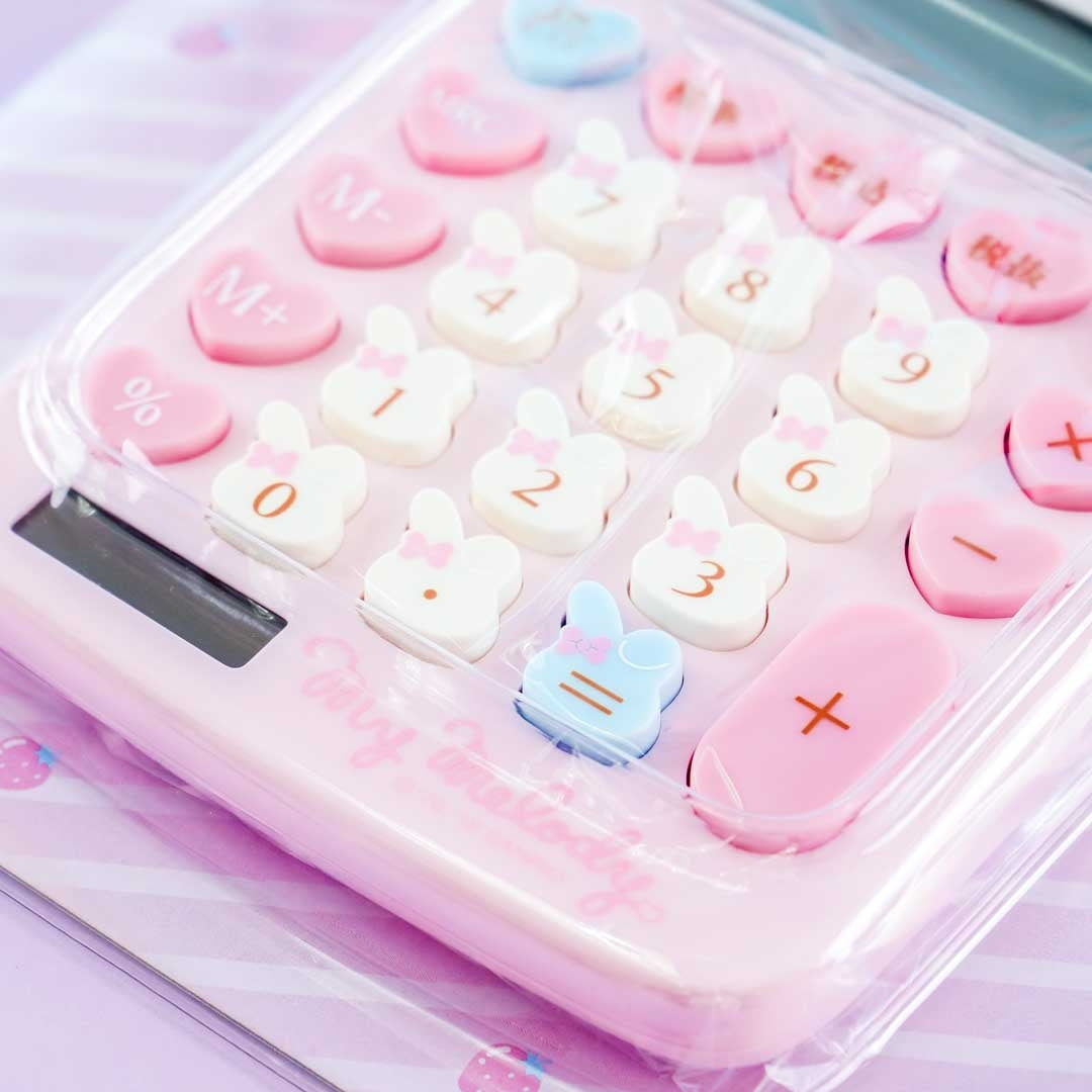 My Melody Die-cut Key Calculator